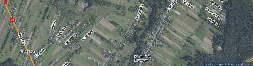 Zdjęcie satelitarne Maciejówka ul.